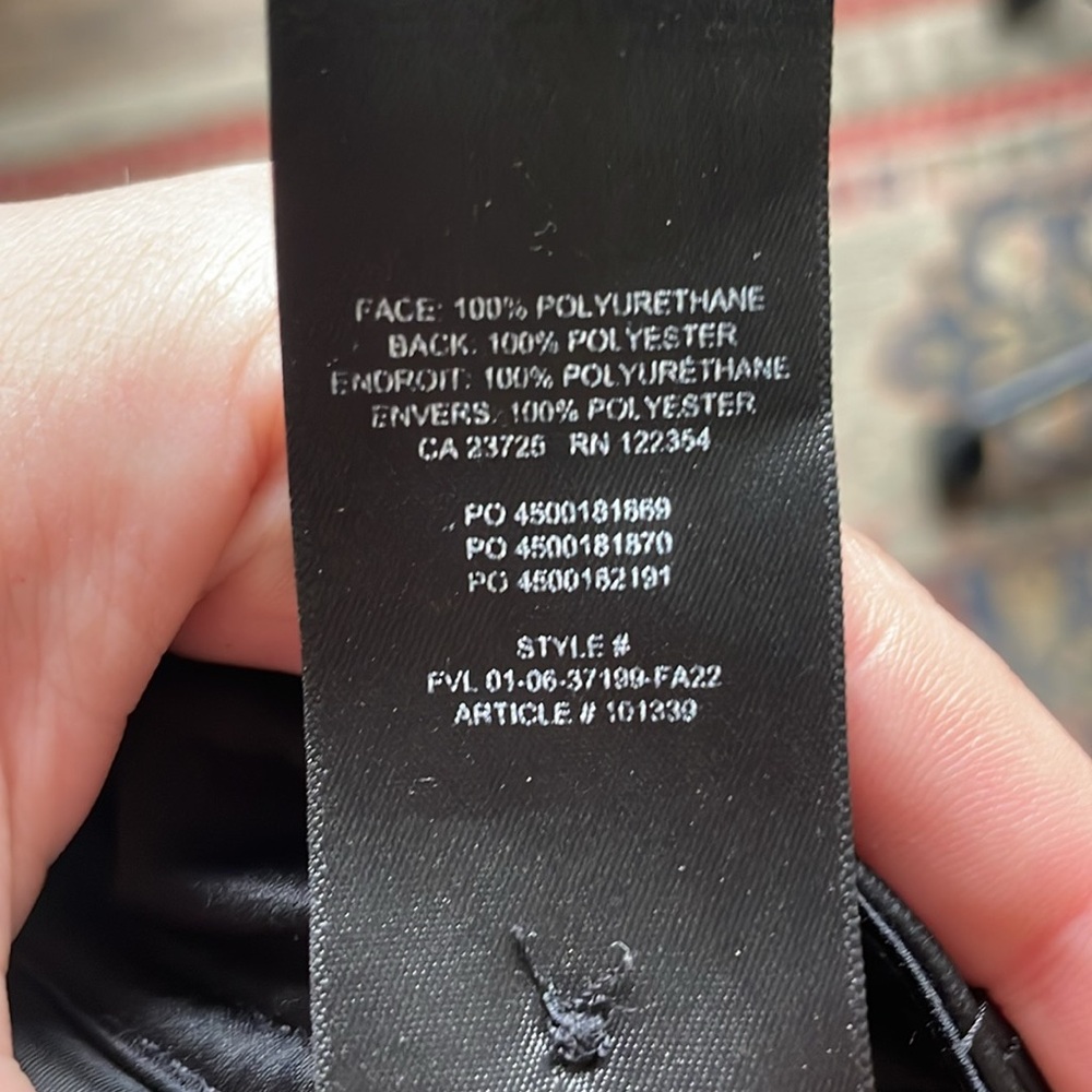 Aritzia Babaton Command Cropped Leather Pants - image 5